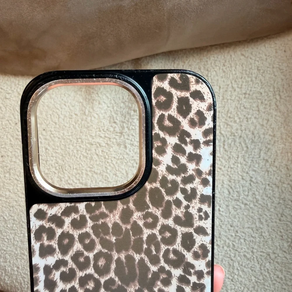 Burga Leopard Print Phone Case 14 PRO
